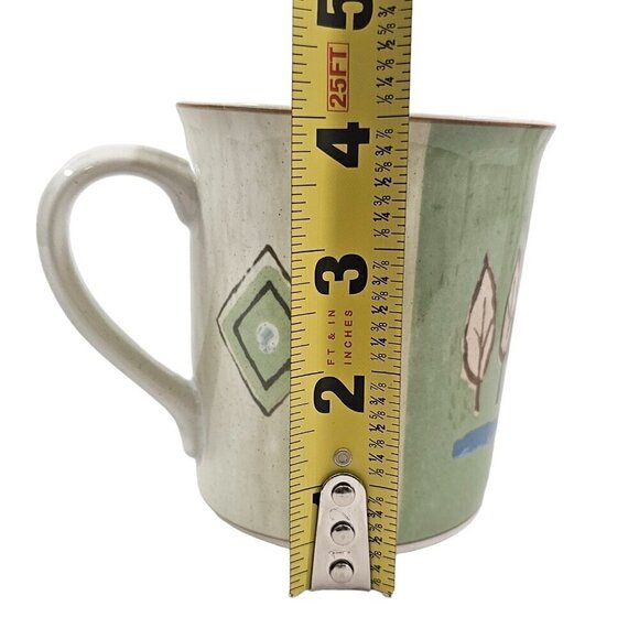 Mikasa Casual Classics Country Quilt HG284 14 Oz Porcelain Mug Cup – Set of 2 - Picture 7 of 16